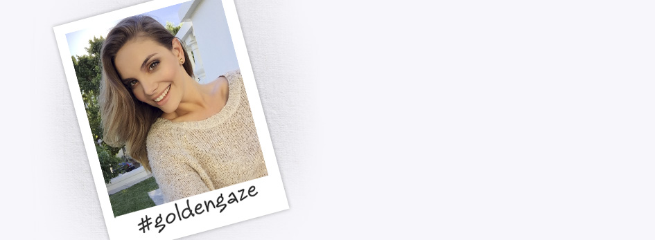 Get the Selfie Golden Gaze look from Luis Casco