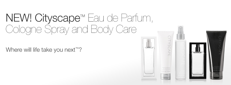 New! Cityscape Eau de Parfum Cologne Spray and Body Care. Where will life take you next?